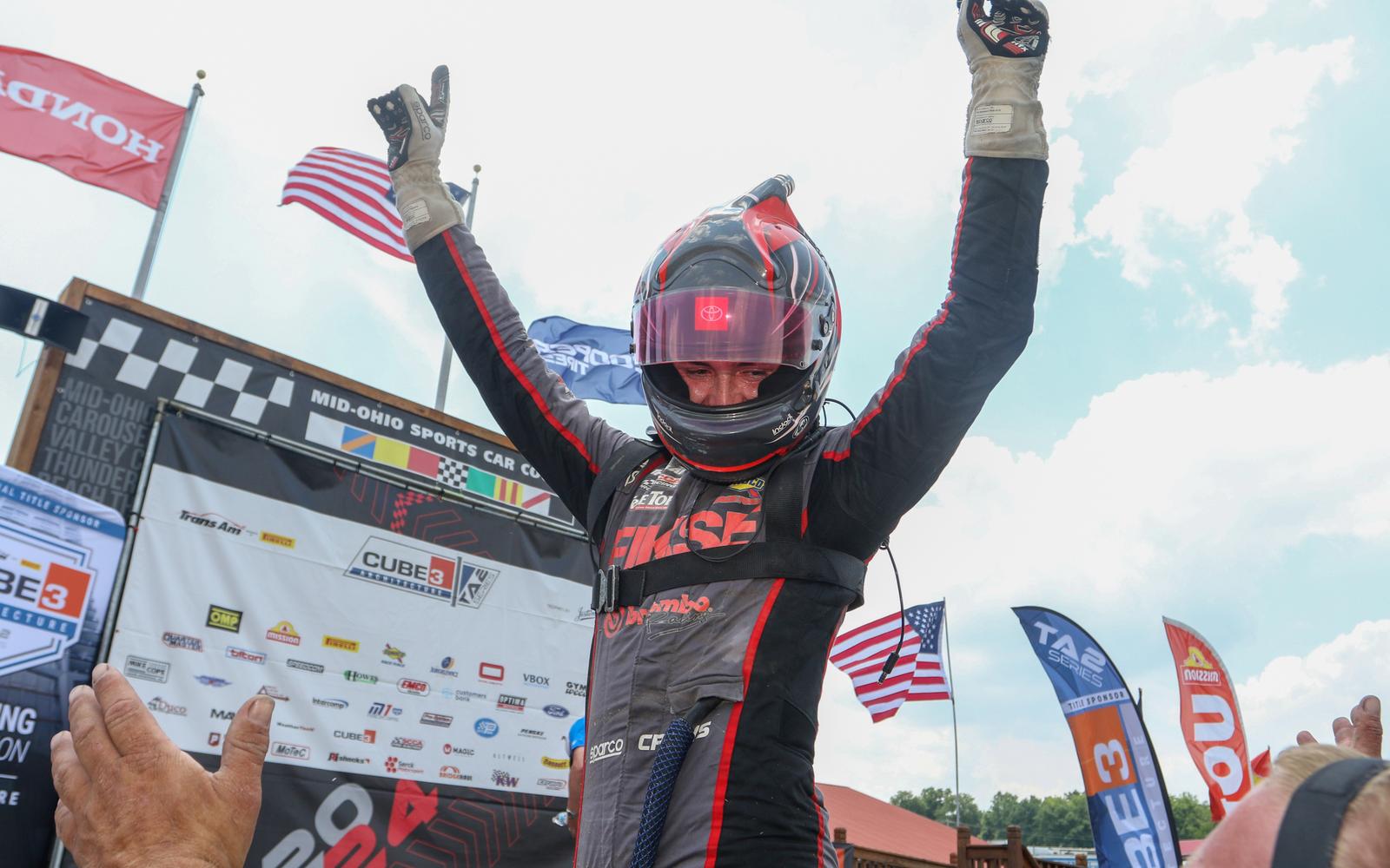 Brent Crews Returns to Victory Lane in CUBE 3 Architecture TA2 Series at Mid-Ohio
